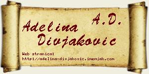 Adelina Divjaković vizit kartica